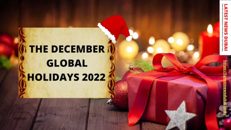 December global holidays 2022